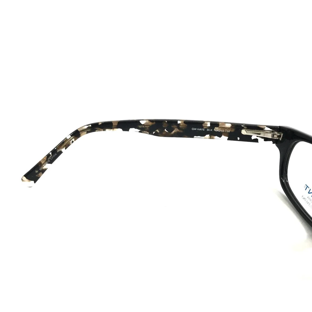 Gant Eyeglasses Frames GW HAYE BLK Black Tortoise Rectangle Crystals 49-15-135